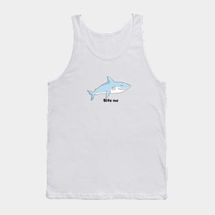 Shark and humor Tank Top